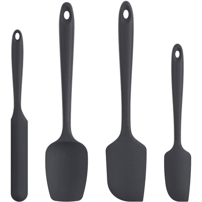 U-Taste Silicone Spatula Set with 480 Degrees Fahrenheit Heat Resistant DailySale
