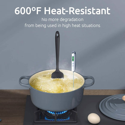 U-Taste Silicone Spatula Set with 480 Degrees Fahrenheit Heat Resistant DailySale