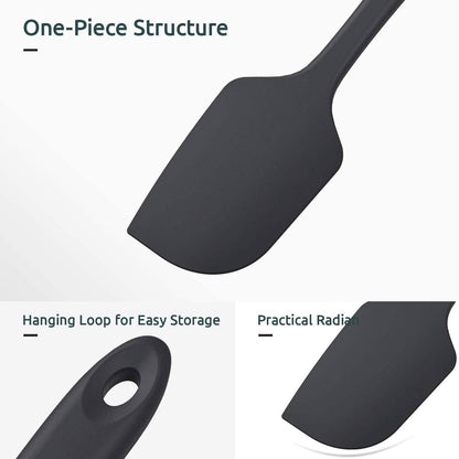 U-Taste Silicone Spatula Set with 480 Degrees Fahrenheit Heat Resistant DailySale