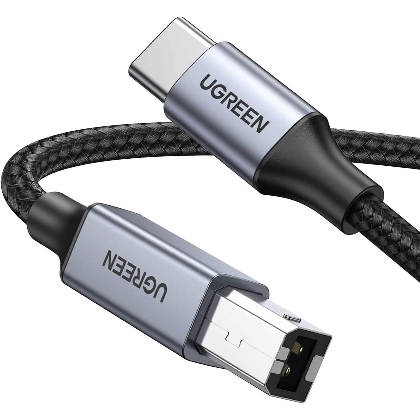UGREEN USB B to USB C 3 FT Printer Cable (Refurbished) DailySale