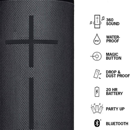 Ultimate Ears MEGABOOM 3 Portable Wireless Bluetooth Speaker  (Refurbished) DailySale