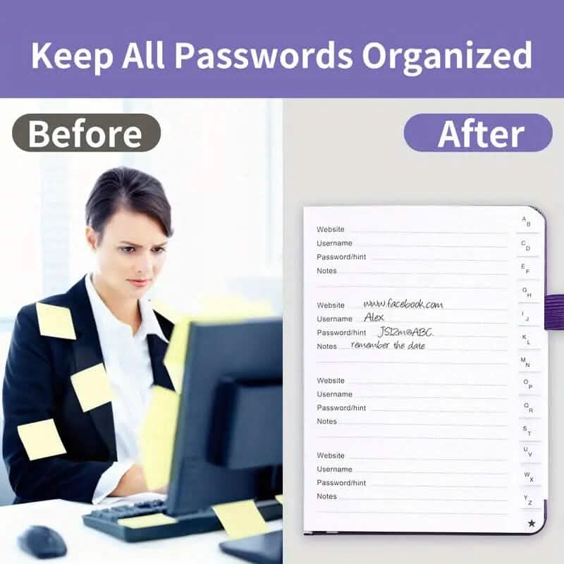 Ultimate Secure Password Organizer Journal DailySale