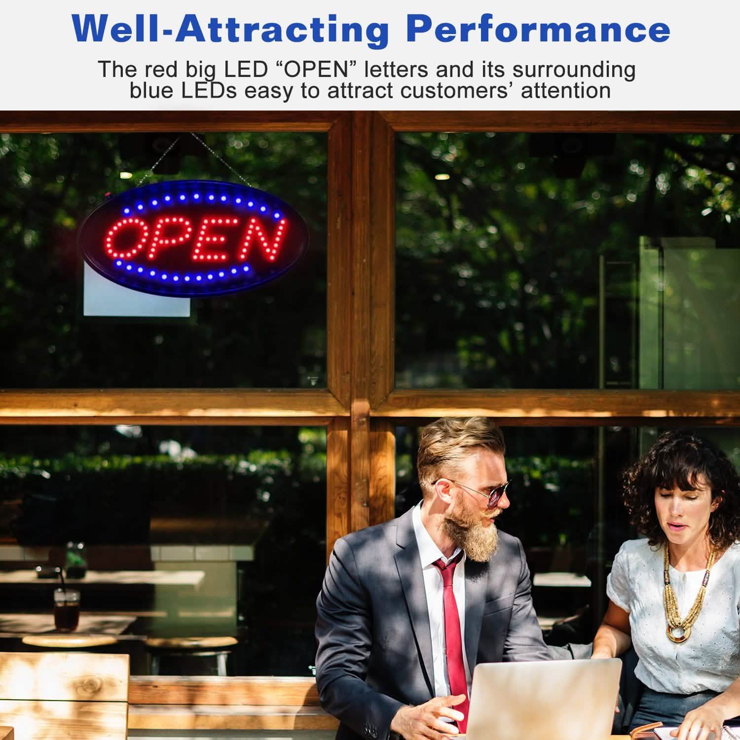 Ultra Bright LED Neon Open Sign DailySale