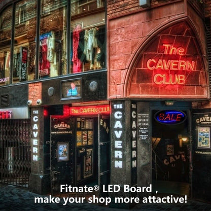 Ultra Bright Open Sign Neon LED Light Animated Motion Flash Business Ad Board DailySale