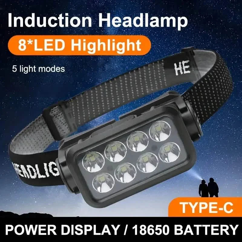 Ultra-Bright Rechargeable Headlight with 6 Modes LED Headlamp DailySale