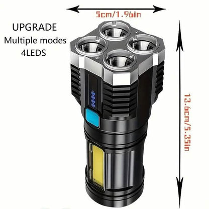 Ultra-Bright USB Rechargeable LED Flashlight DailySale