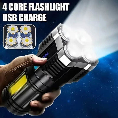 Ultra-Bright USB Rechargeable LED Flashlight DailySale