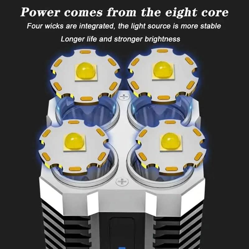 Ultra-Bright USB Rechargeable LED Flashlight DailySale