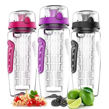 Ultra Portable Fruit Infusing Water Bottle 32oz DailySale