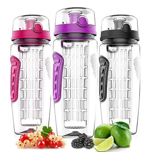 Ultra Portable Fruit Infusing Water Bottle 32oz DailySale