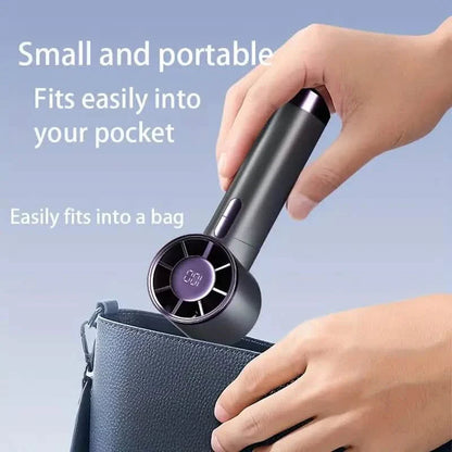 Ultra-Quiet Portable Handheld Fan with 100 Adjustable Speeds DailySale