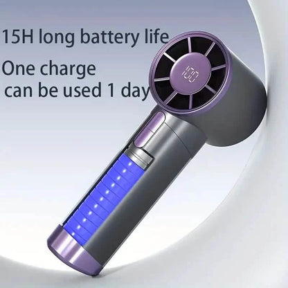 Ultra-Quiet Portable Handheld Fan with 100 Adjustable Speeds DailySale