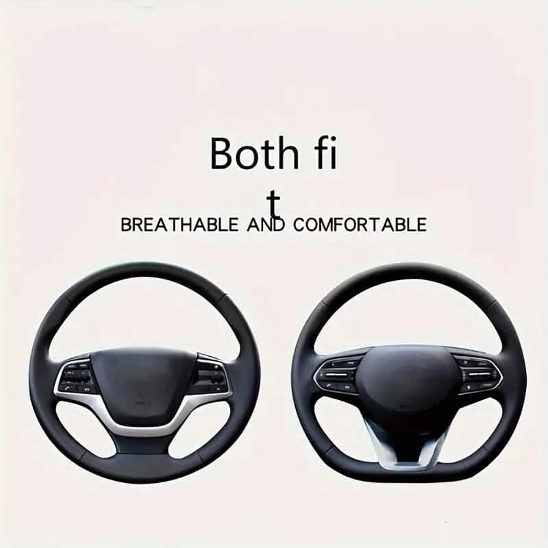Ultra-Thin Breathable Colorful Hemp Steering Wheel Cover DailySale