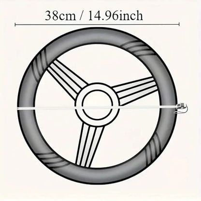 Ultra-Thin Breathable Colorful Hemp Steering Wheel Cover DailySale