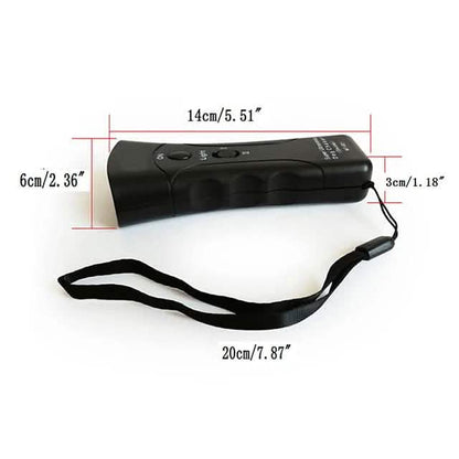 Ultrasonic Aggressive Animal Attacks Repeller Flashlight DailySale