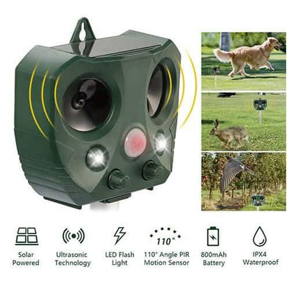 Ultrasonic Animal Repeller Solar DailySale