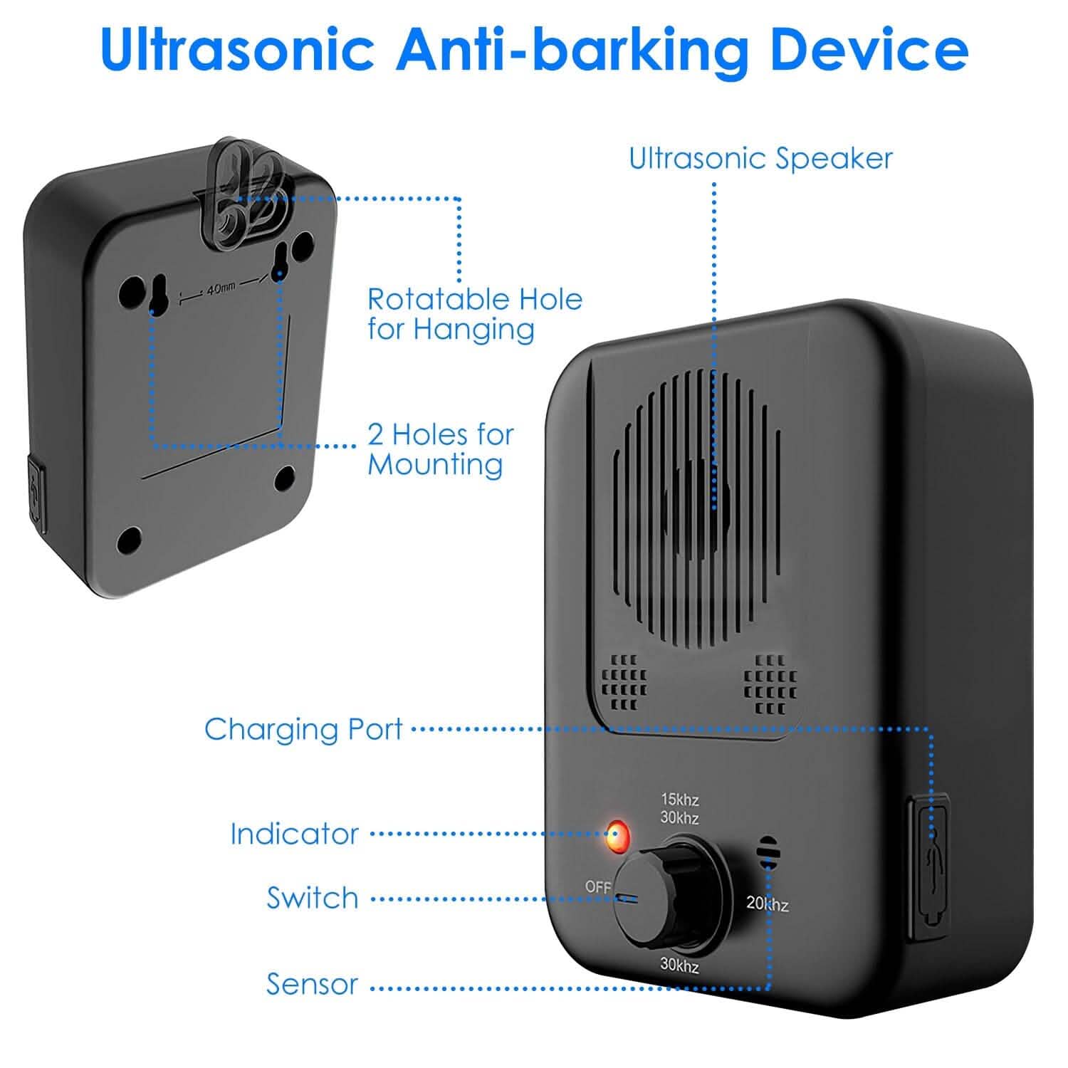 Ultrasonic Anti-Barking Device DailySale
