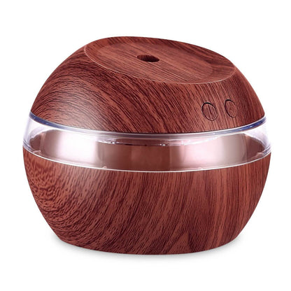 Ultrasonic Aroma Essential Oil Diffuser Wood Grain DailySale