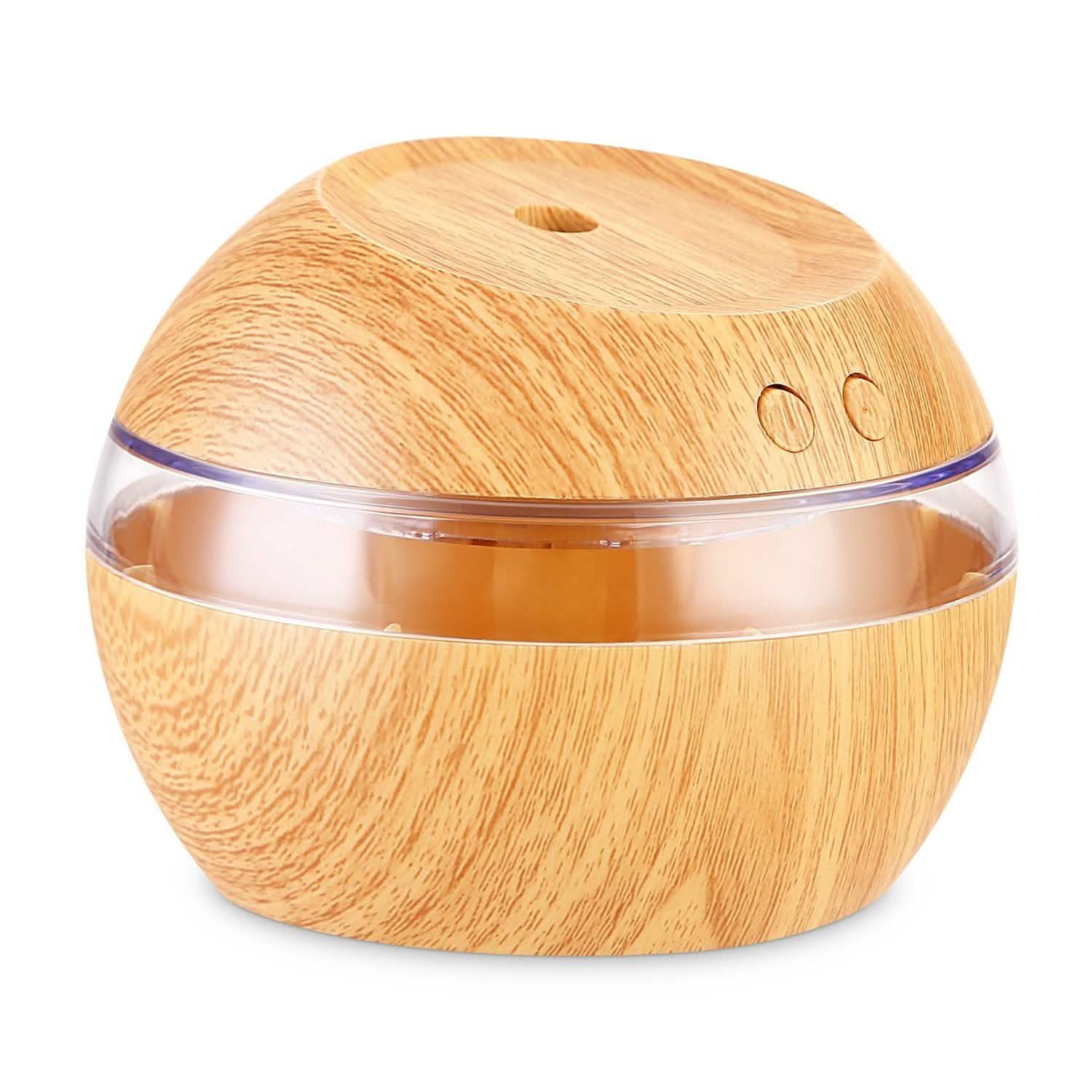 Ultrasonic Aroma Essential Oil Diffuser Wood Grain DailySale