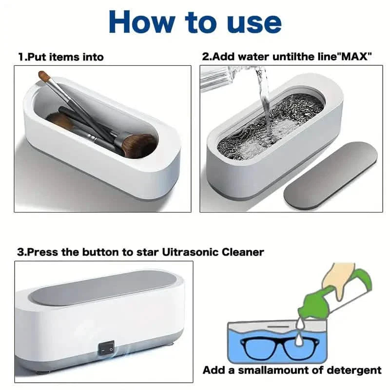 Ultrasonic Jewelry Cleaner Portable DailySale
