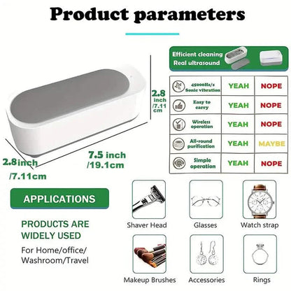 Ultrasonic Jewelry Cleaner Portable DailySale