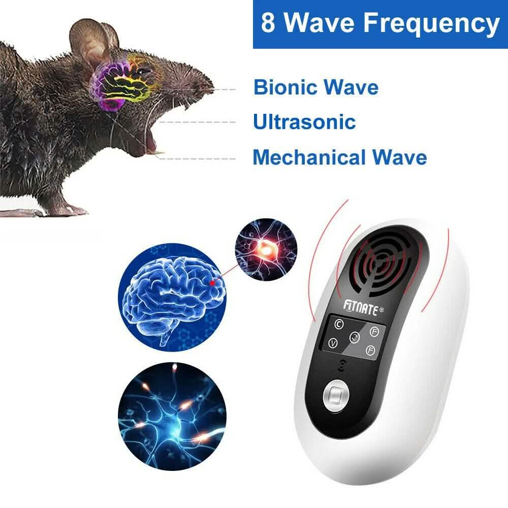 Ultrasonic Pest Control Noiseless Plug In Repellent DailySale
