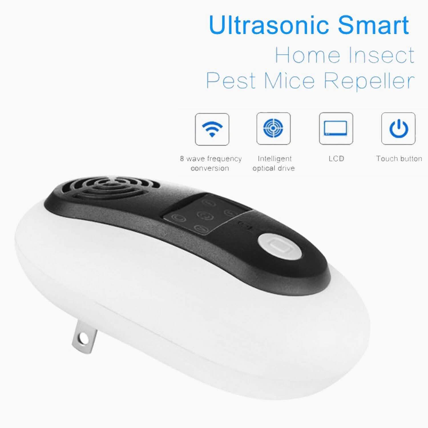Ultrasonic Pest Control Noiseless Plug In Repellent DailySale