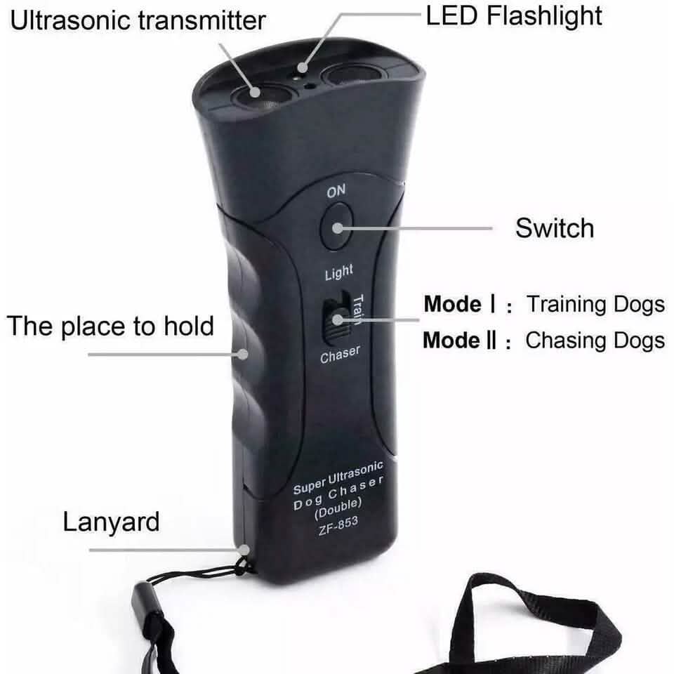 Ultrasonic Pet Dog Anti Bark Training Chaser Control Device DailySale