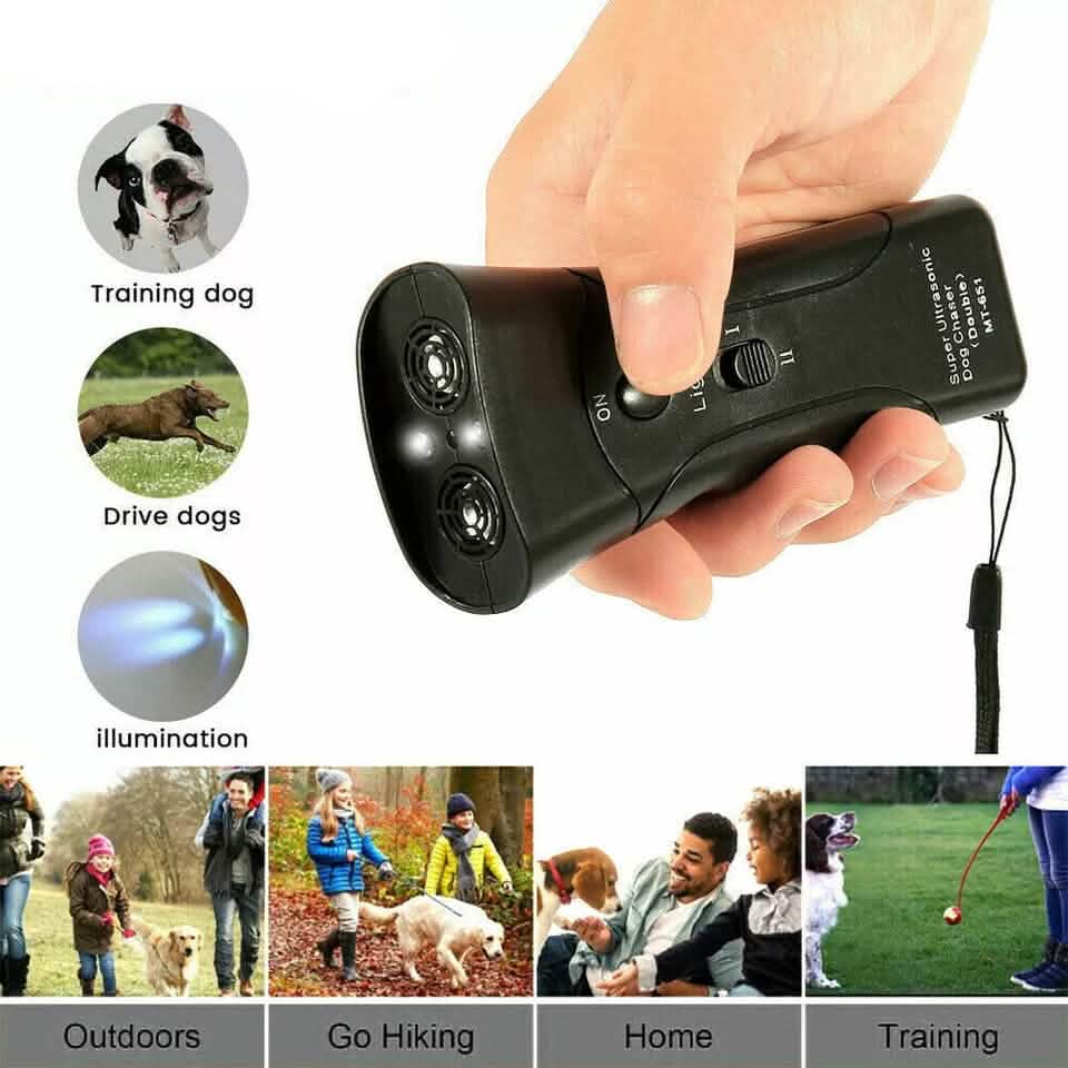 Ultrasonic Pet Dog Anti Bark Training Chaser Control Device DailySale