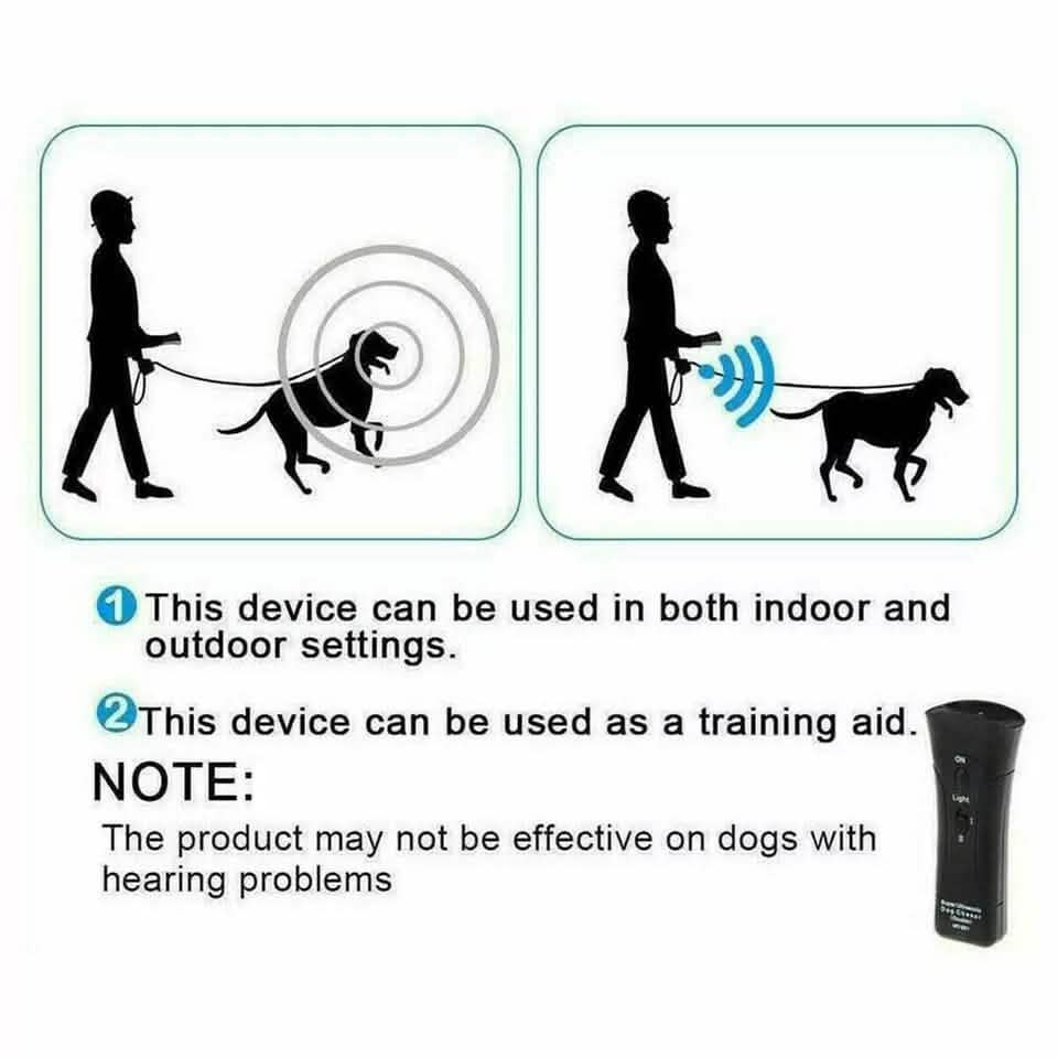 Ultrasonic Pet Dog Anti Bark Training Chaser Control Device DailySale