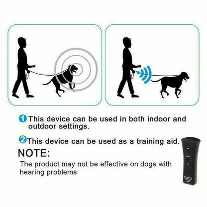 Ultrasonic Pet Dog Anti Bark Training Chaser Control Device DailySale