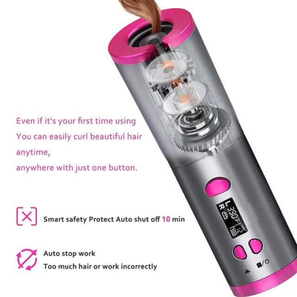 Unbound Cordless Automatic Hair Curler DailySale