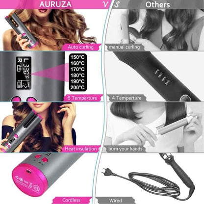 Unbound Cordless Automatic Hair Curler DailySale