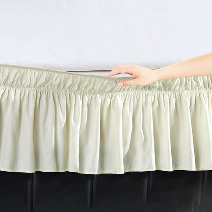 Undercliff Easy Wrap Elastic Ruffled 16 Bed Skirt DailySale