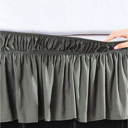 Undercliff Easy Wrap Elastic Ruffled 16 Bed Skirt DailySale