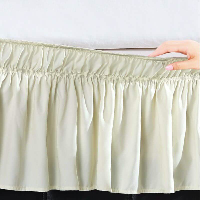 Undercliff Easy Wrap Elastic Ruffled 16 Bed Skirt DailySale
