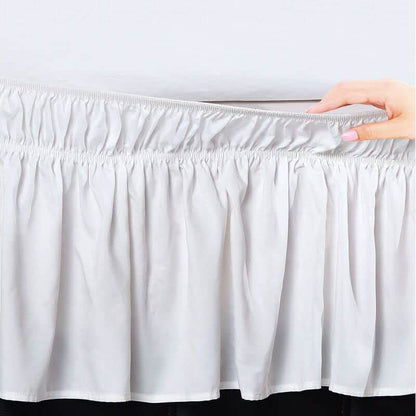 Undercliff Easy Wrap Elastic Ruffled 16 Bed Skirt DailySale