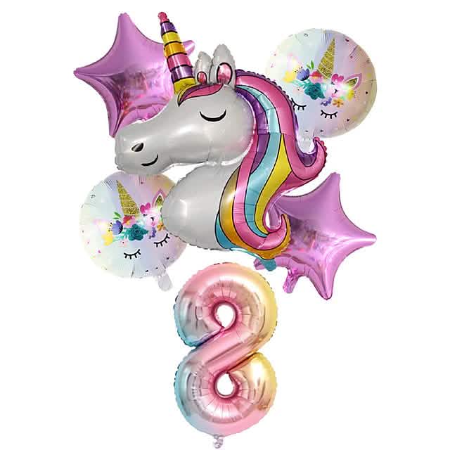 Unicorn Balloons for Birthday Decorations DailySale
