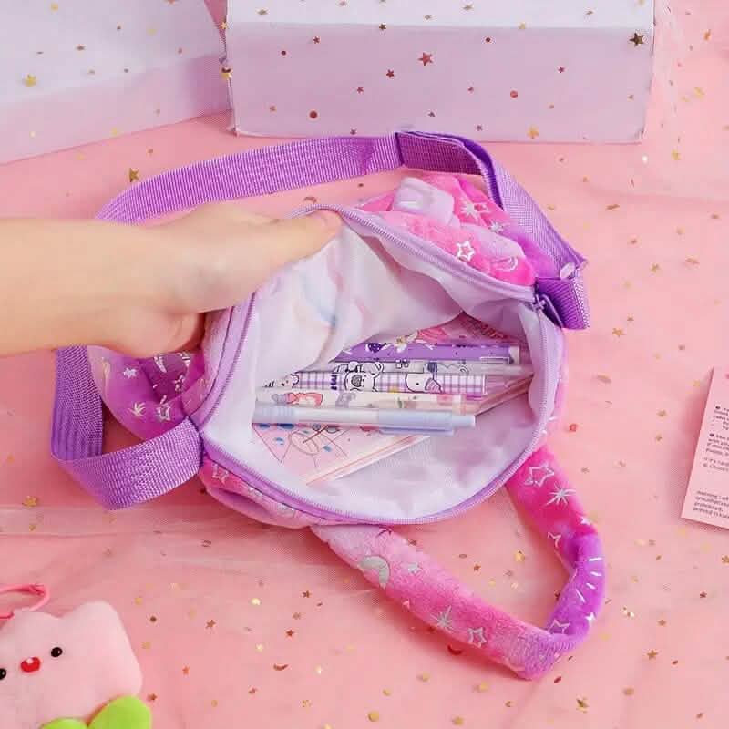 Unicorn Corduroy Shoulder Bag for Girls DailySale