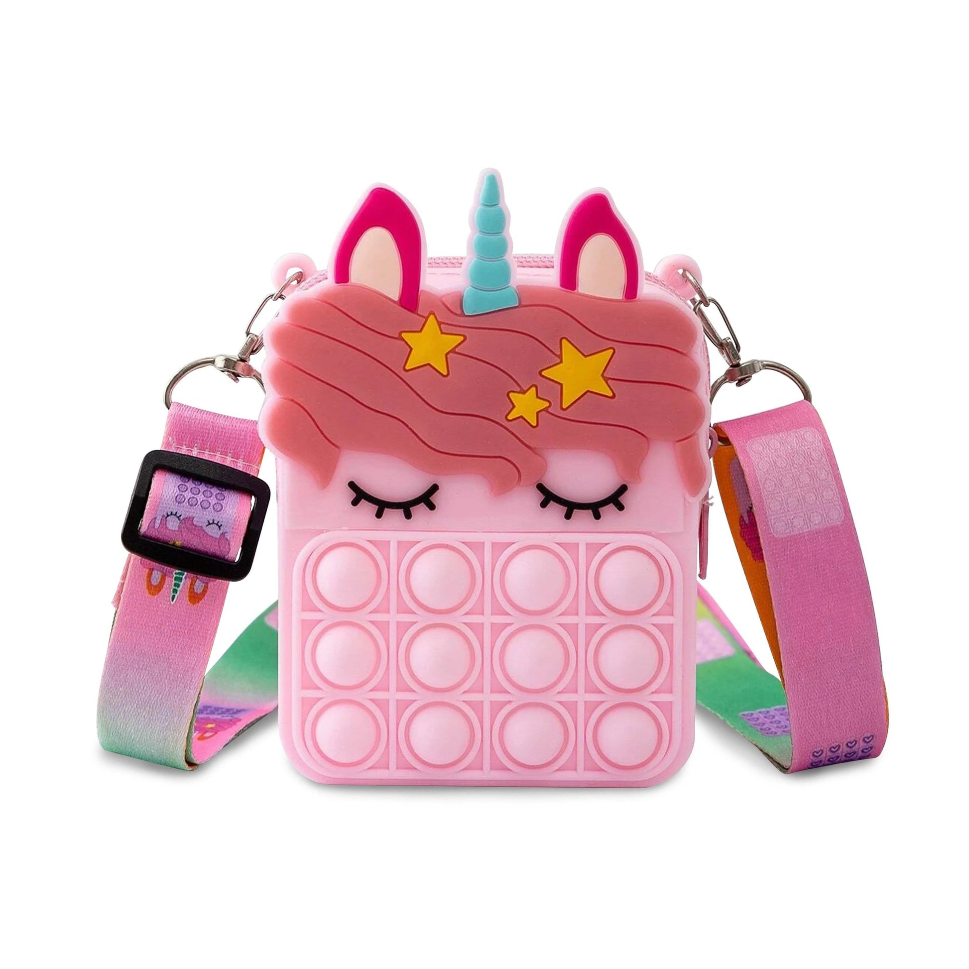 Unicorn Pop-it Bubble Fidget Handbag for Kids DailySale
