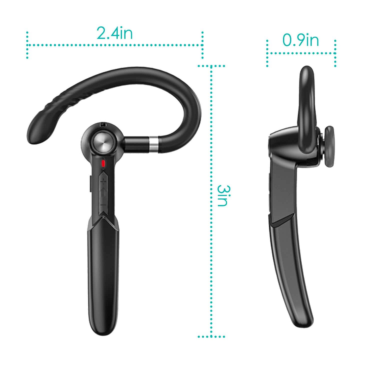 Unilateral V5.0 Wireless in-Ear Headset with Hook DailySale