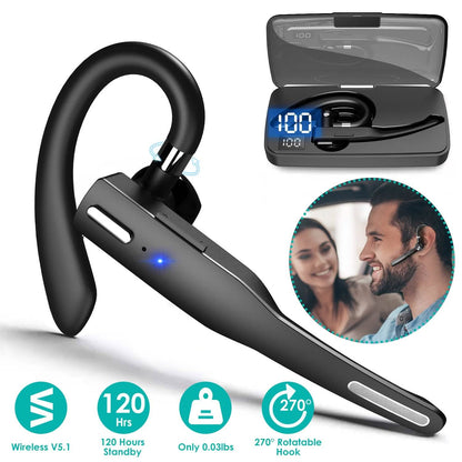 Unilateral Wireless V5.1 Business Earpiece with Charging Case DailySale