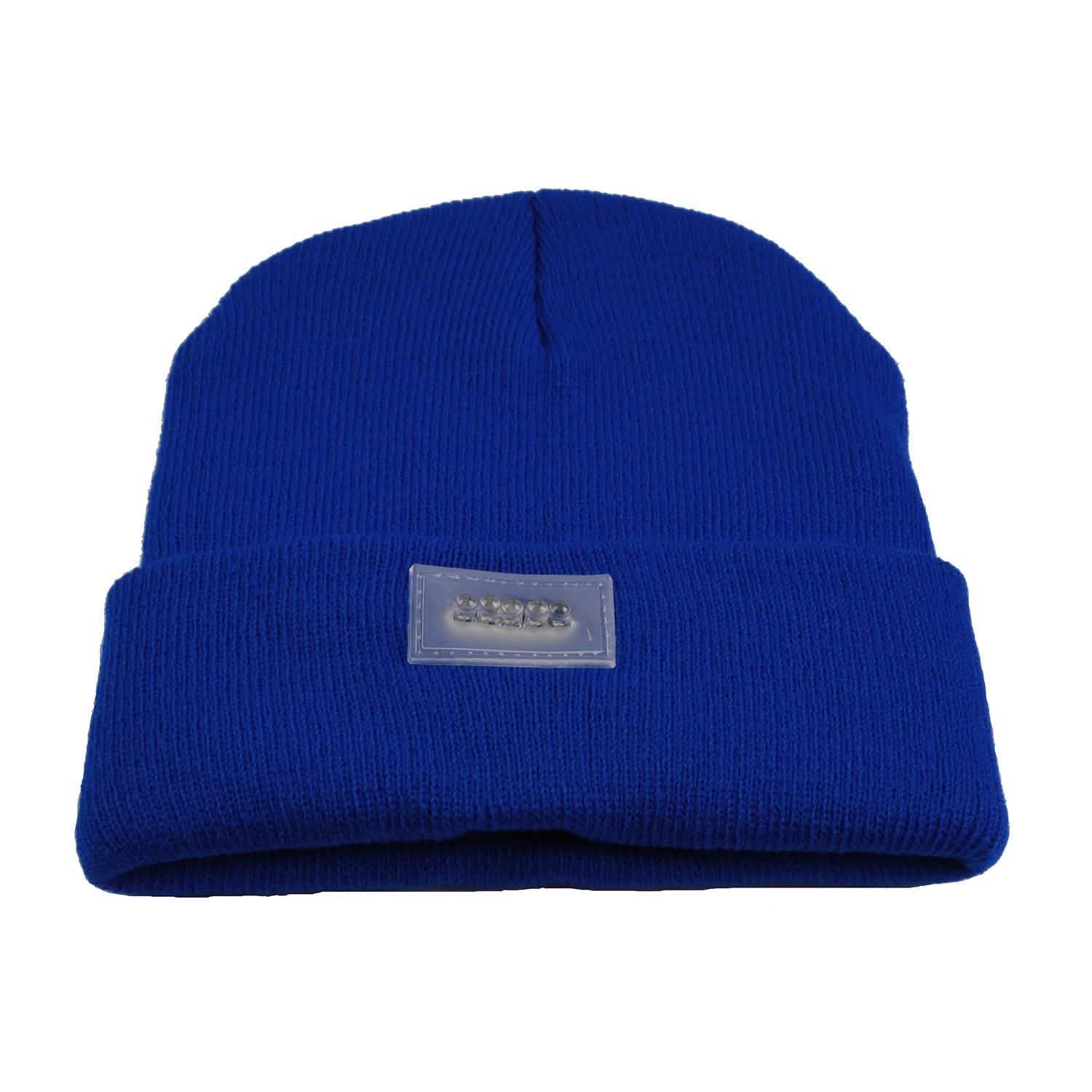 Unisex 5 LED Knitted Beanie Winter Warm Hat DailySale