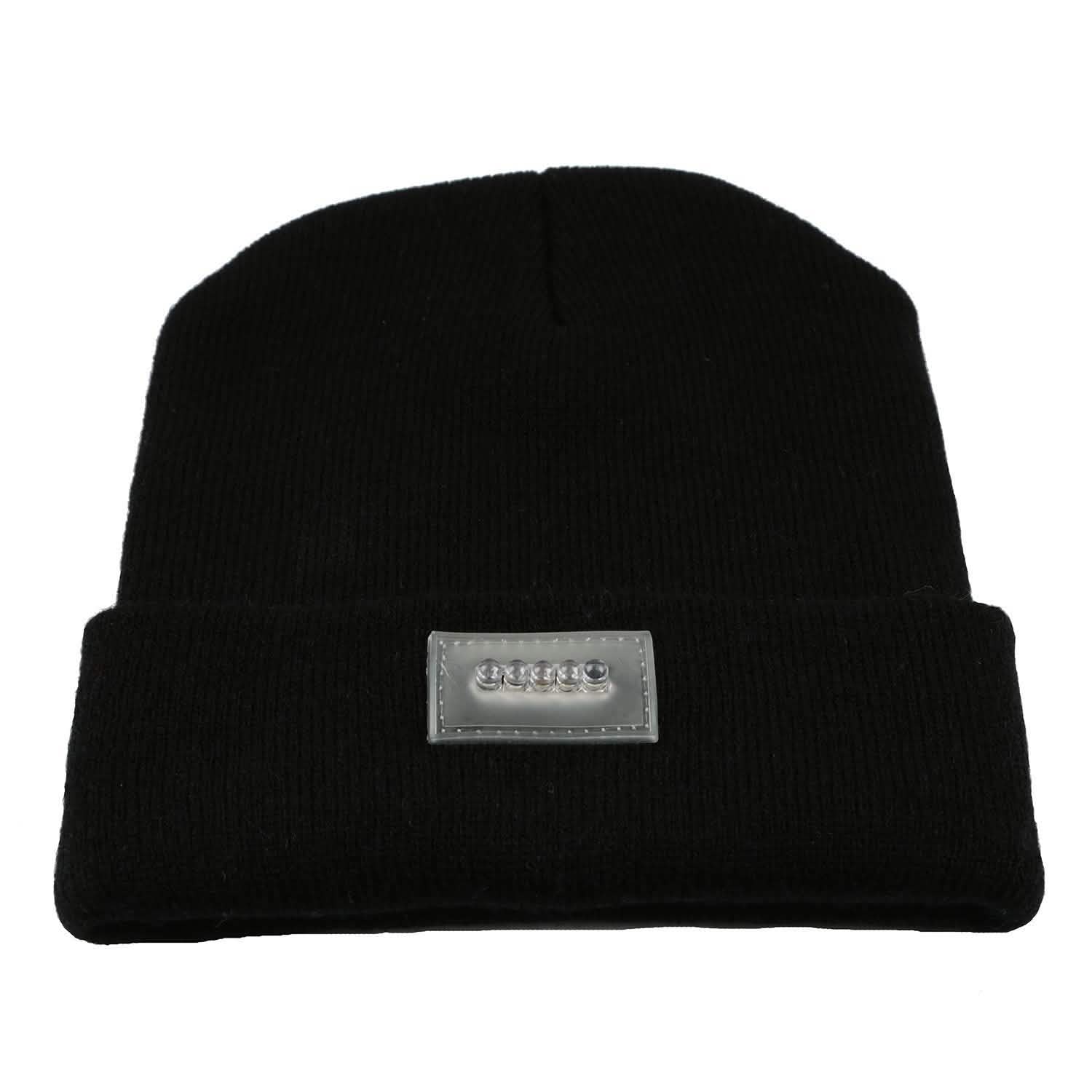 Unisex 5 LED Knitted Beanie Winter Warm Hat DailySale