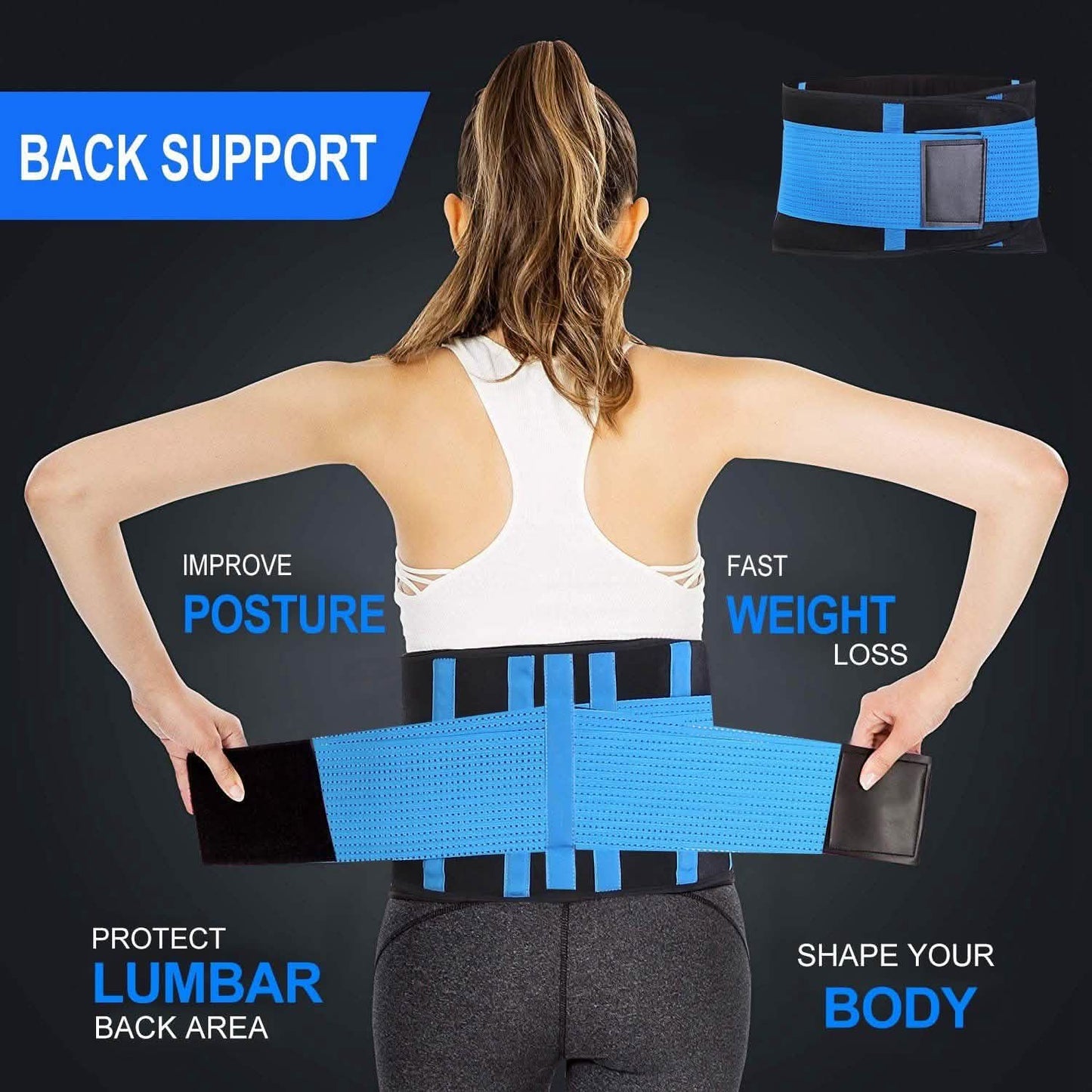 Unisex Back Support Belt DailySale