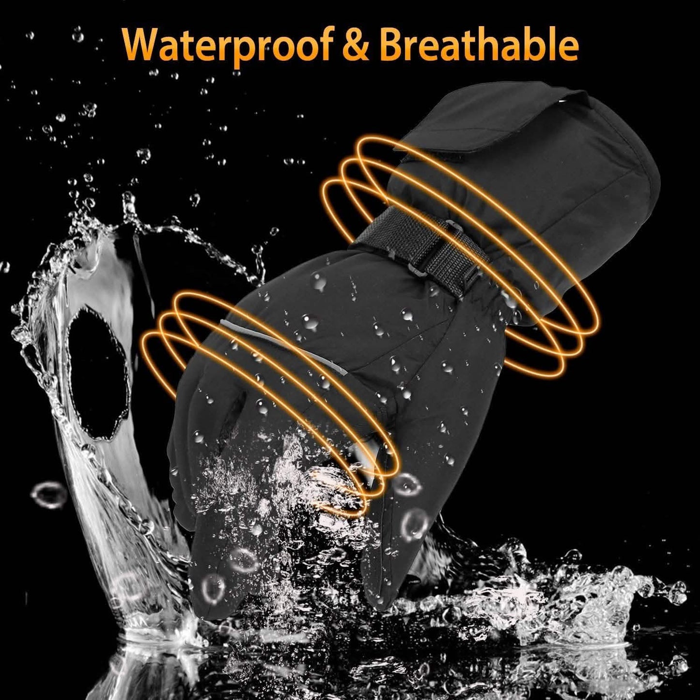 Unisex Battery Powered Heated Waterproof Gloves DailySale