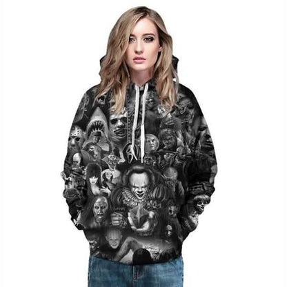 Unisex Characters Skull 3D Printed Hoodies DailySale