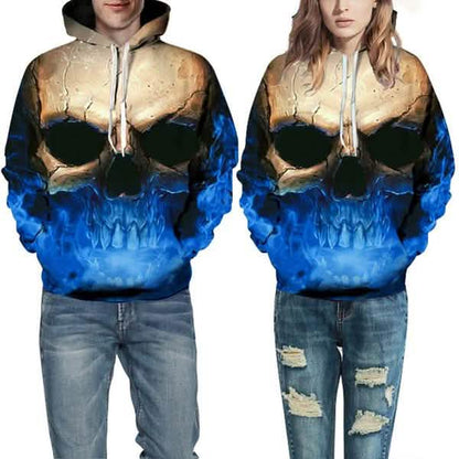 Unisex Characters Skull 3D Printed Hoodies DailySale