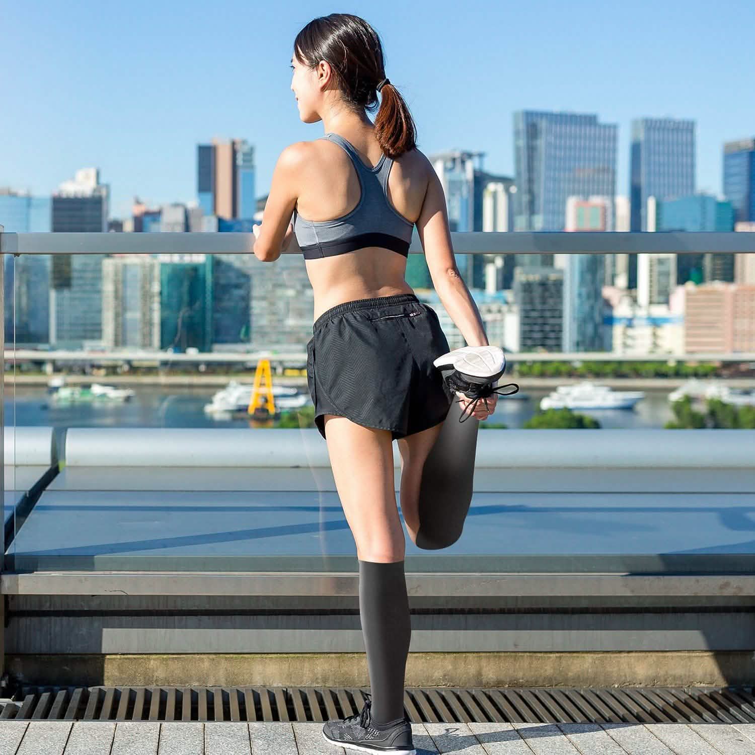 Unisex Compression Socks 15-20 mmHg Graduated Support Sports Fitness DailySale