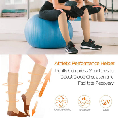 Unisex Copper Compression Socks DailySale